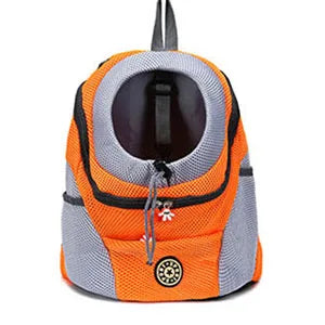 Outdoor Pet Dog & Cat Carrier Bag, Portable Travel Backpack and Front Bag with Double Shoulder Mesh Backpack