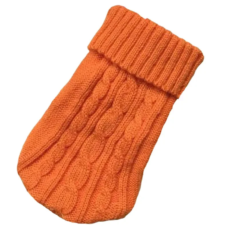 Dog Winter Clothes Knitted Pet Clothes For Small Medium Dogs Chihuahua Puppy Pet Sweater Yorkshire Pure Dog Sweater