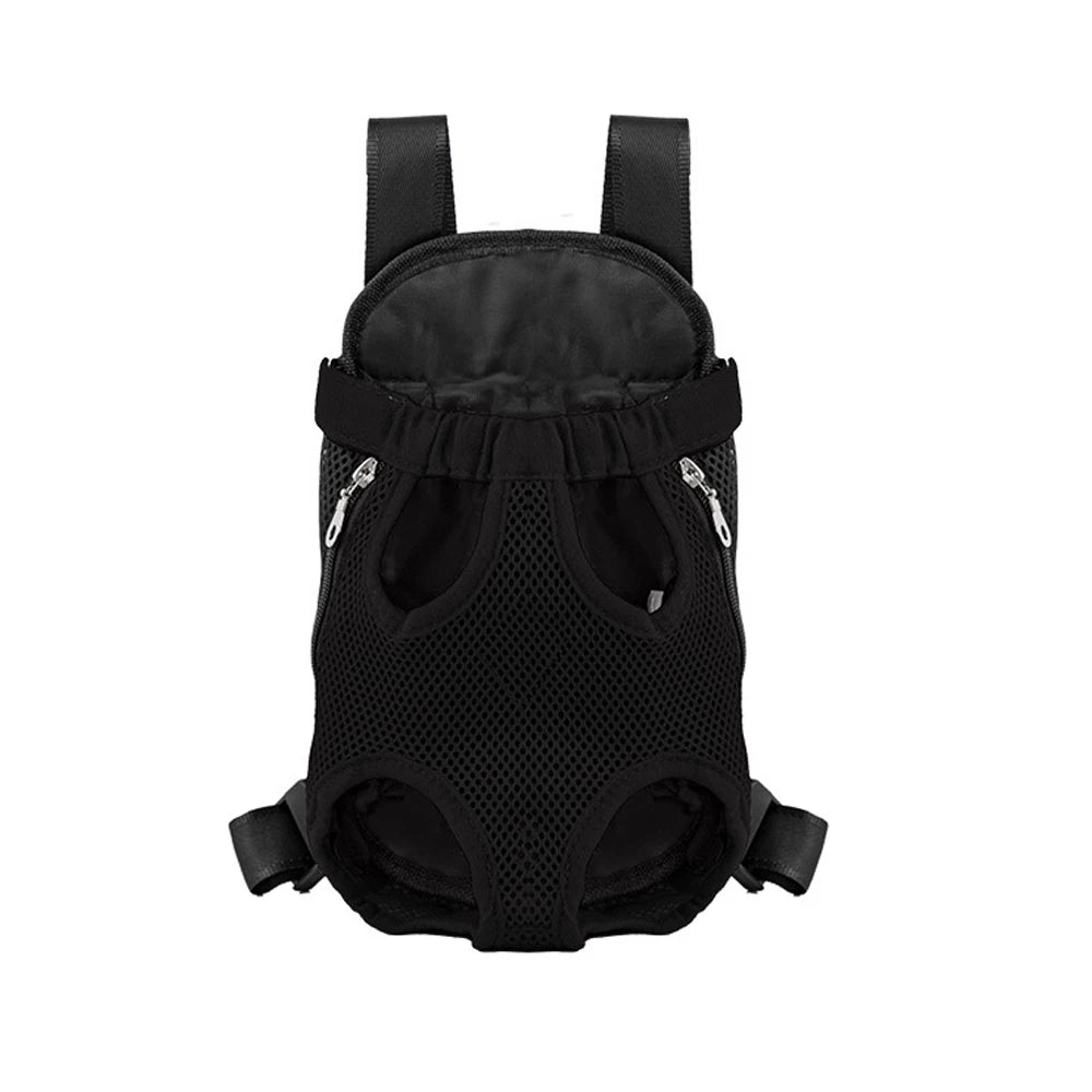 Denim Pet Dog & Cat Backpack for Outdoor Travel for Dogs & Cats with Breathable Shoulder Straps