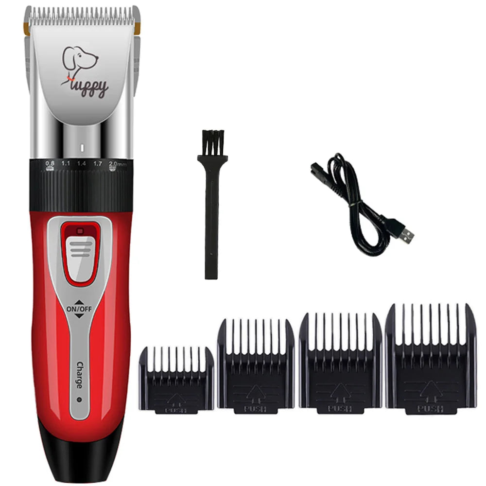 Dog/Cat/Rabbit Hair Clippers for Grooming Professional Trimmer Shaver Set Cordless Rechargeable