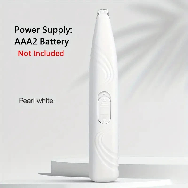 1 non battery pet shaver electric clipper suitable for cats and dogs. It can be used to shave foot hair, buttocks hair, eyes.