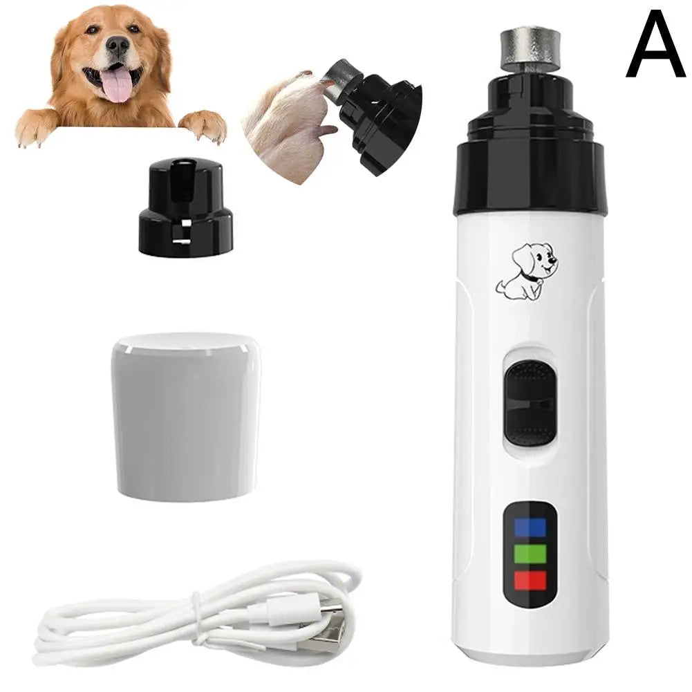 Electric Pet Nail Clipper USB Charging Dog & Cat Nail Grinder & Grooming Tools For Small Medium Large Dogs & Cats