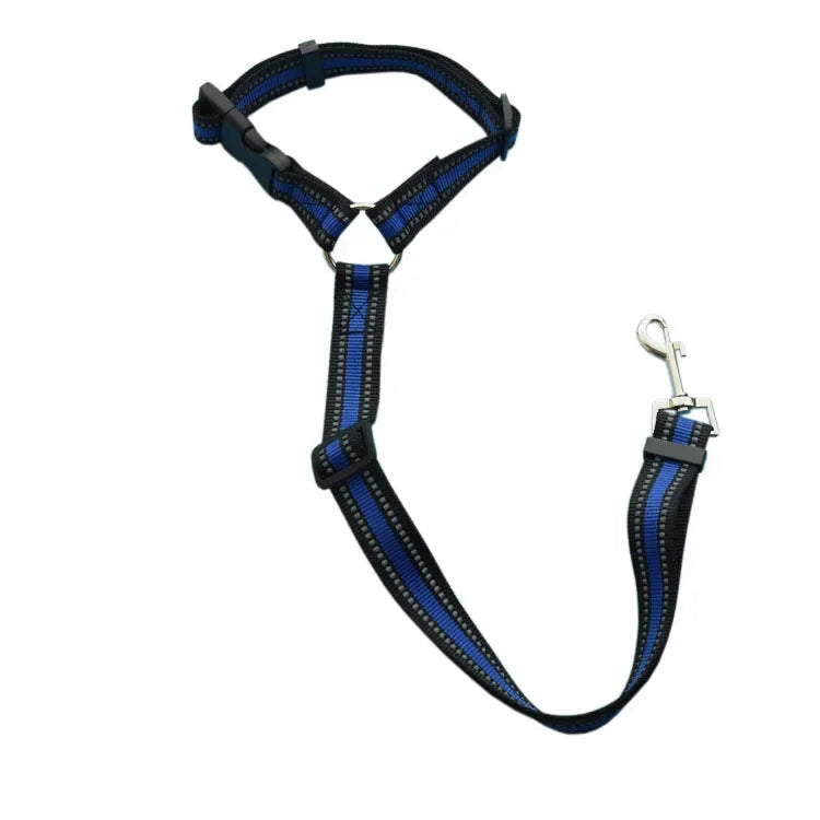 Car Seat Belt for Dogs 2 in 1 Nylon Lead Leash
Adjustable Backseat Safety Pet Harness Travel Collar