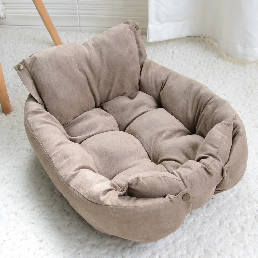 Multifunction Dog Bed Mat, 3 IN 1 Dogs & Cat Sleeping Bed , Sofa & Warm