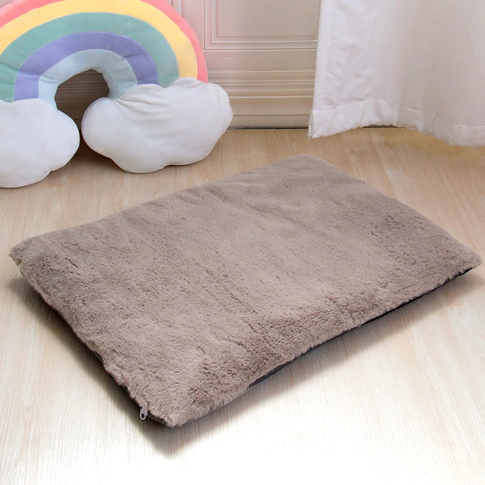 Thick Winter Dog Bed Mat Warm Pet Cat Sleeping Mats Cushion Soft Kennel Cushions for Small Medium Large Dogs Cats