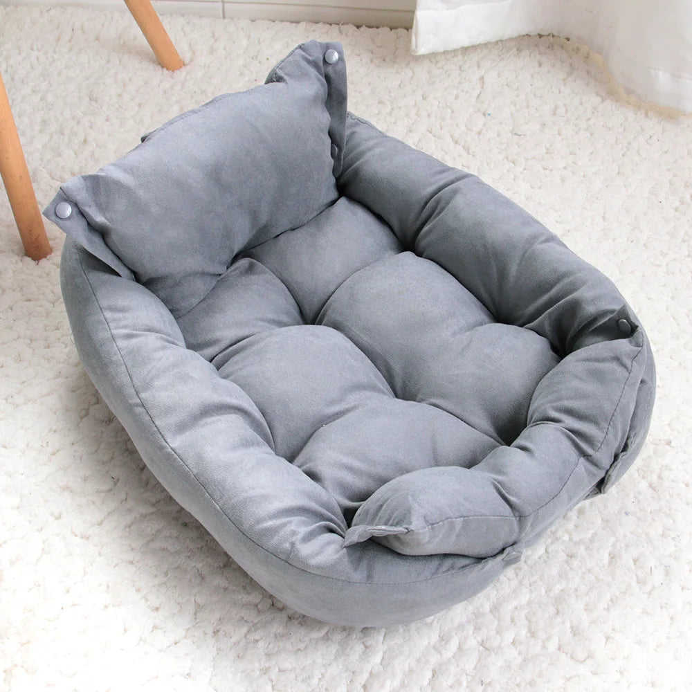 Multifunction Dog Bed Mat, 3 IN 1 Dogs & Cat Sleeping Bed , Sofa & Warm