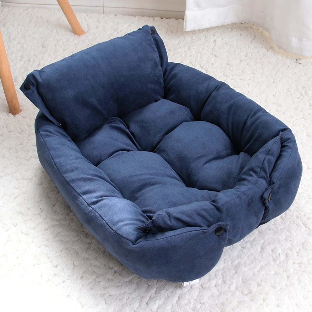 Multifunction Dog Bed Mat, 3 IN 1 Dogs & Cat Sleeping Bed , Sofa & Warm