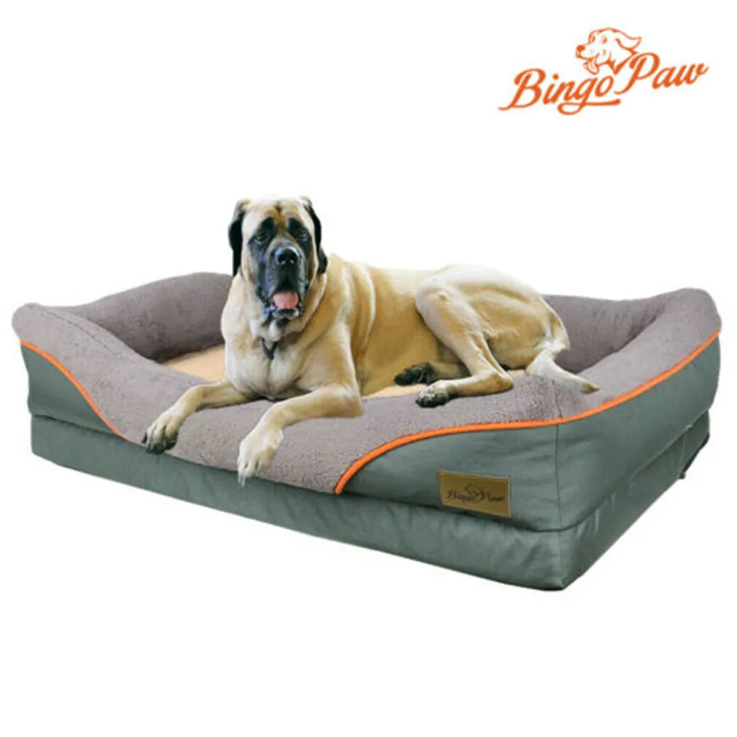 Heavy Duty Large Orthopedic Pet Bed Soft Cushion Foam Waterproof Sofa