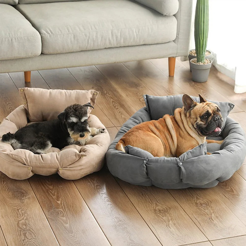 Multifunction Dog Bed Mat, 3 IN 1 Dogs & Cat Sleeping Bed , Sofa & Warm