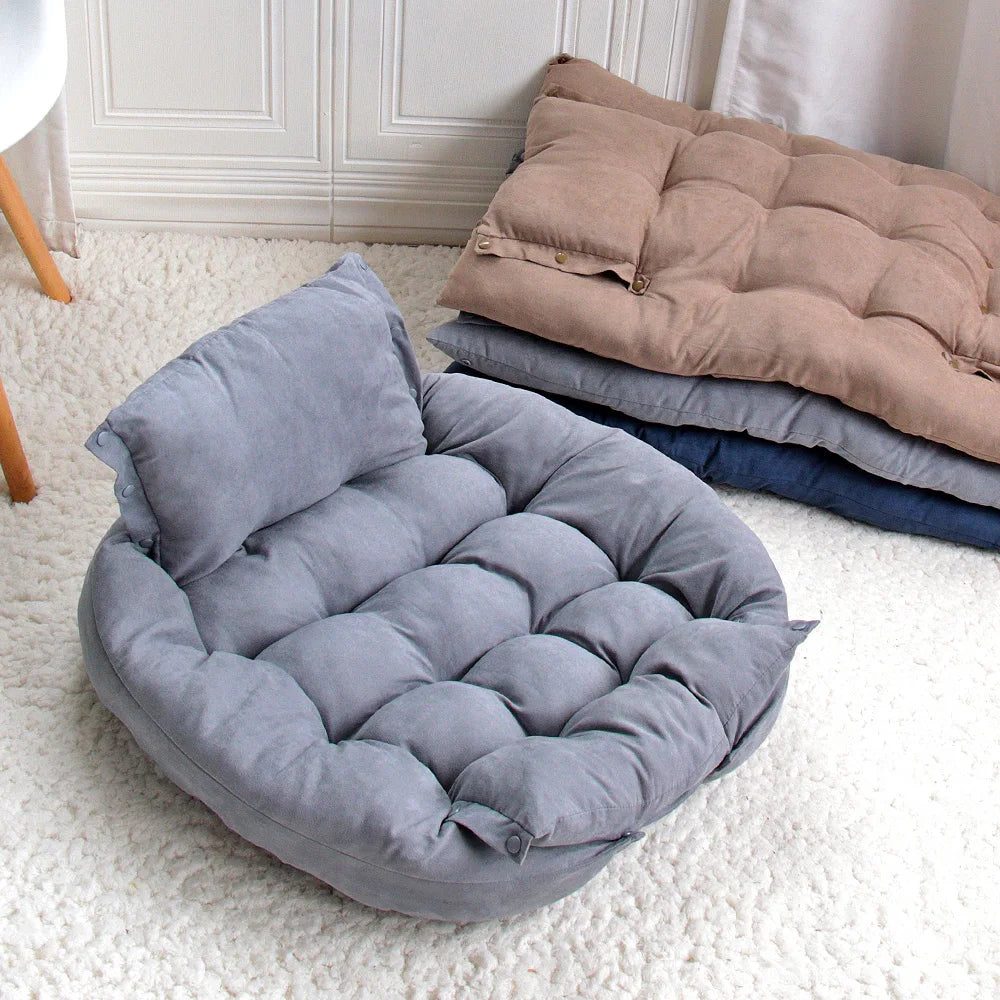 Multifunction Dog Bed Mat, 3 IN 1 Dogs & Cat Sleeping Bed , Sofa & Warm