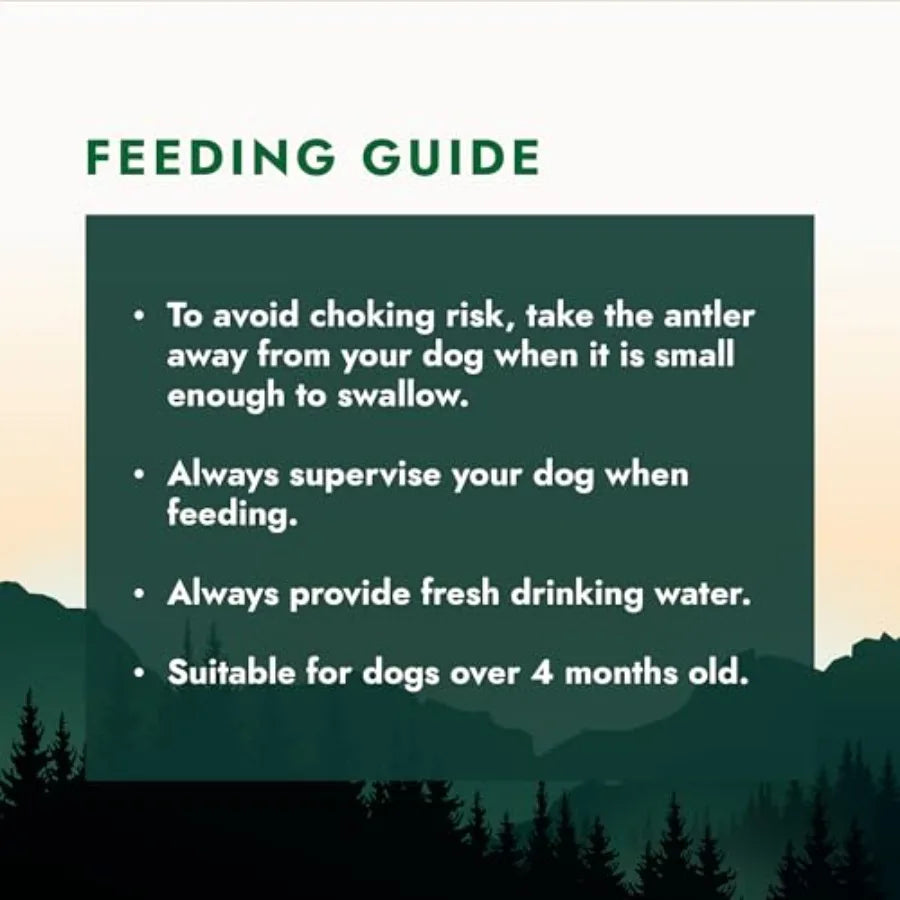 Naturally Shed Deer Antlers for Dogs - Long Lasting Dog Antler Chews for Aggressive Chewers Ethically Sourced from Scottish Highland