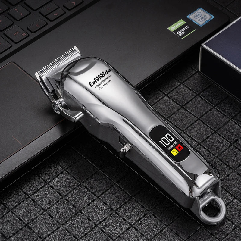 Professional Electric Dog Grooming Clipper for Pets, Hair Trimmer Cordless,  Low Noise Shaver, Cutter, Machine Scissors