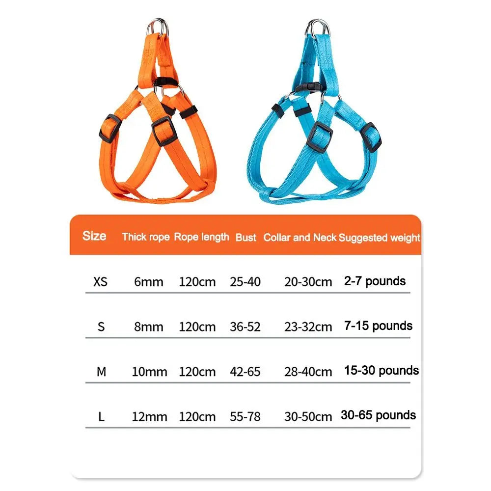 NEW Adjustable Dog Vest Harnesses Universal Breathable Cat Harness Puppy Training Pet Leash