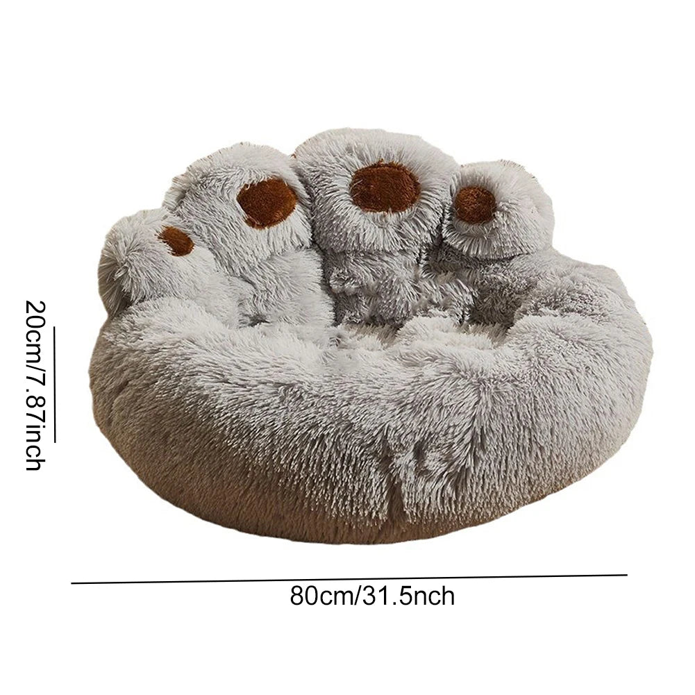 Dog Bed Winter Cat Pet Sofa Cute  Shape Comfortable Pet Sleeping Beds For Small Medium Large Soft Fluffy Cushion Dog Bed