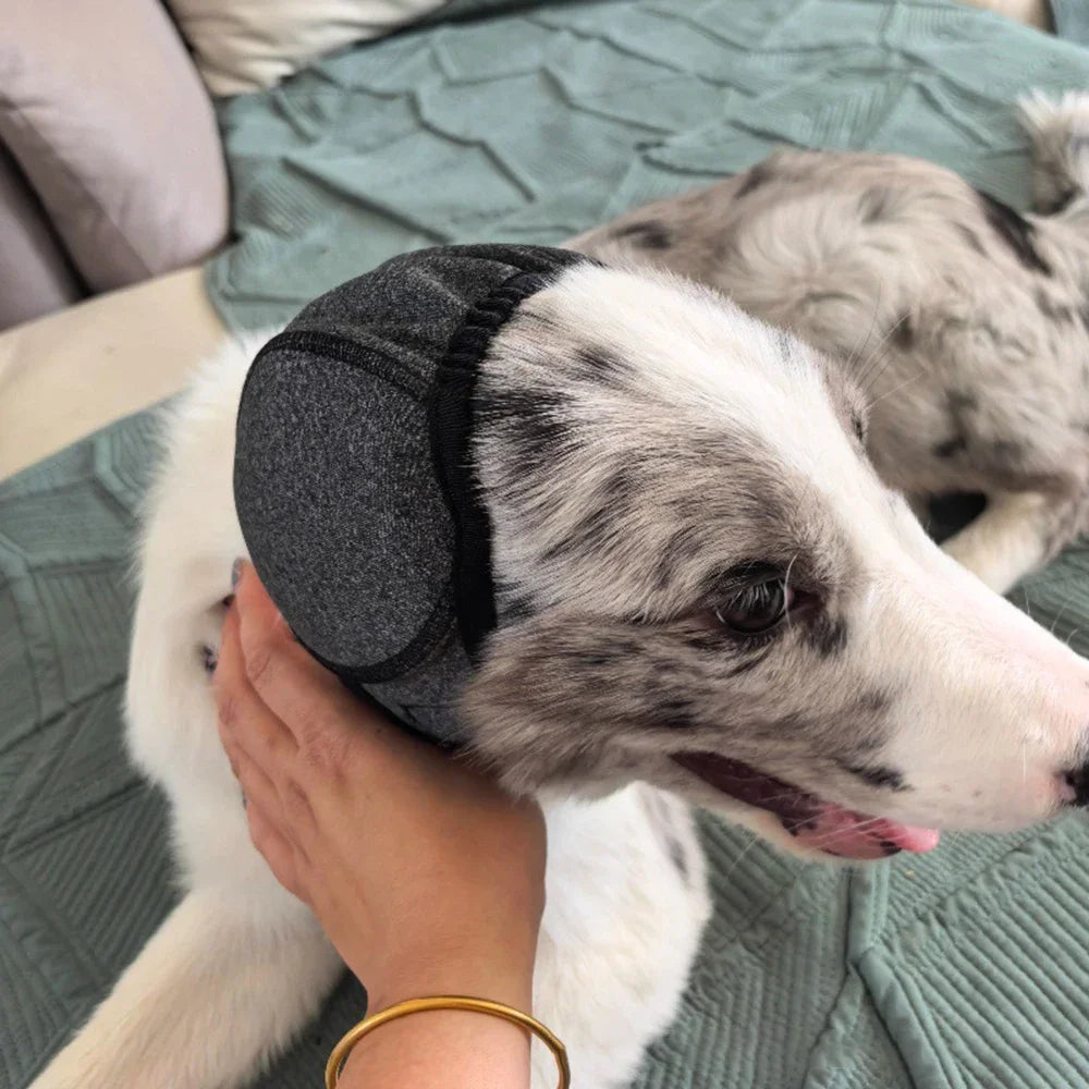 Dog Noise Reduction, Sound Insulation, Ear Muffs, suitable for Swimming as Waterproof Headgear, Dog Emotional Soothing Headgear