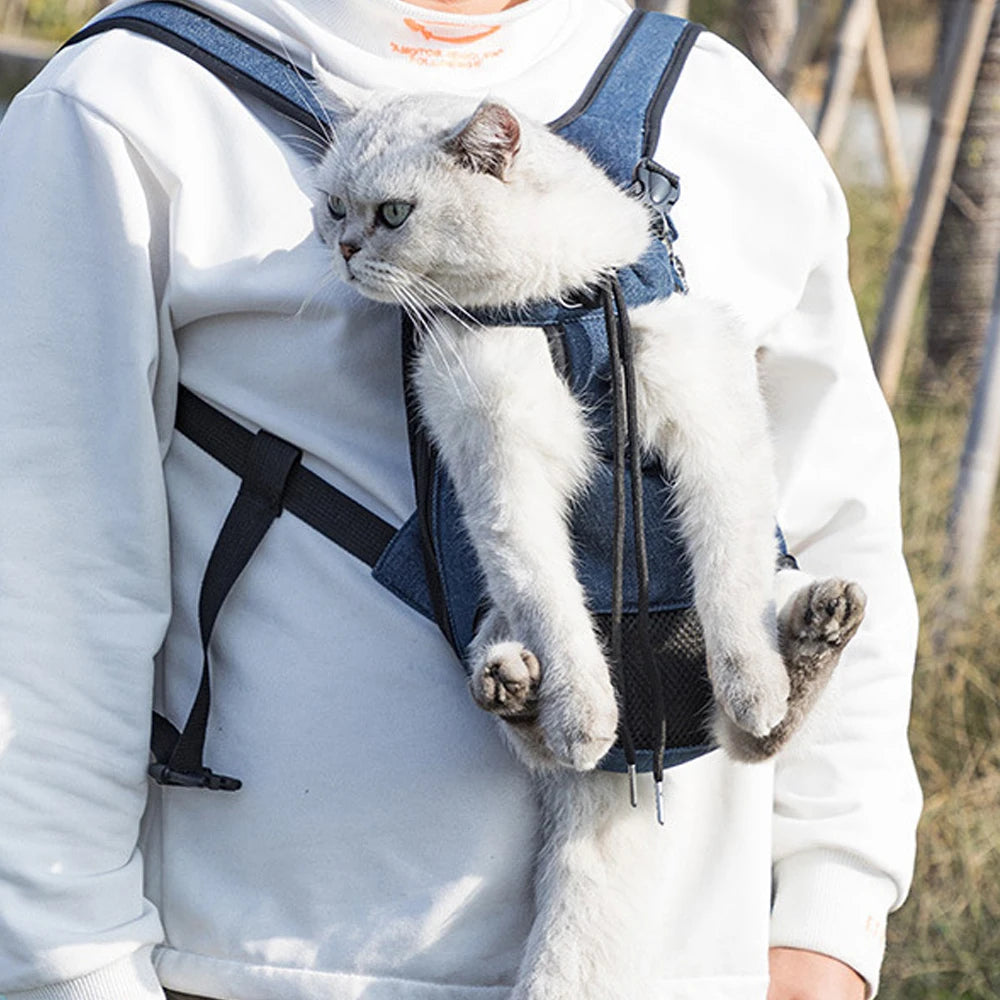 Cat & Dog Carrier Backpack, Mesh Camouflage Outdoor Travel bag, Adjustable Cat Dog Carrier Bag with Double Shoulder Backpack