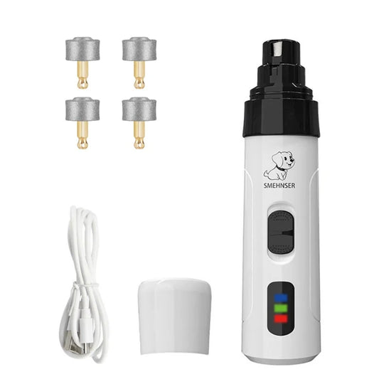 Rechargeable Dog Nail Grinders, USB Charging Pet Nail Clippers, Dog Cat Paws Nail Grinder, Grooming Trimmer Tools