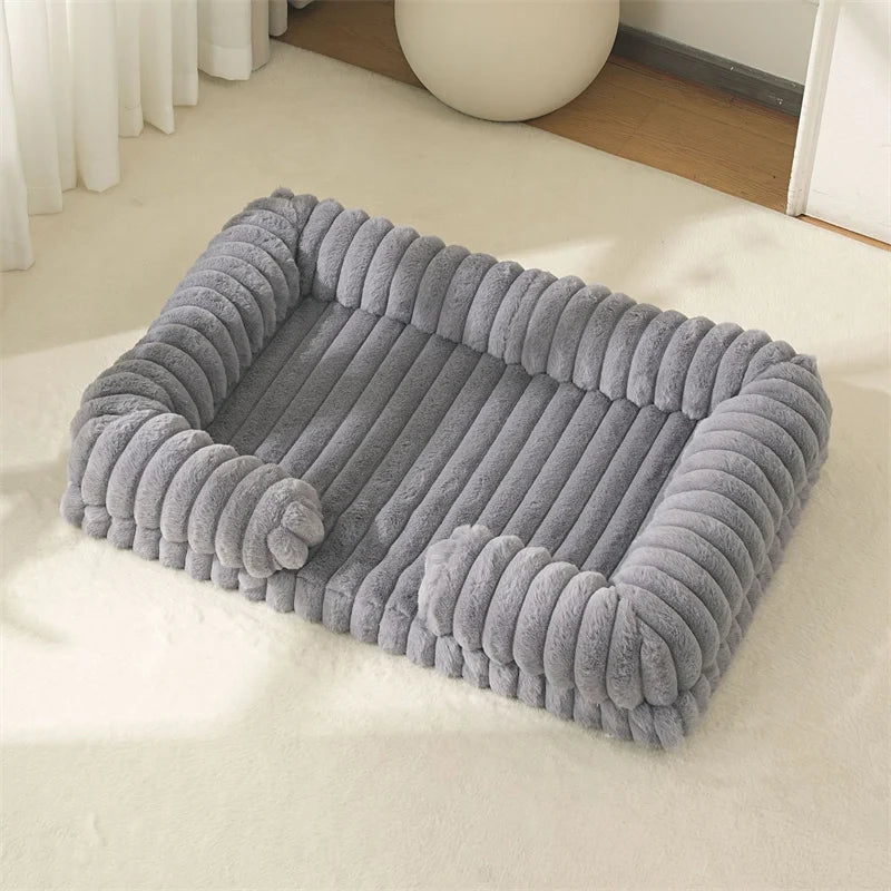 Calming Dog Bed Orthopedic Memory Foam Sofa Couch, Waterproof Removable Cover Plush Mat for Small Medium Large Dogs (and Cats)