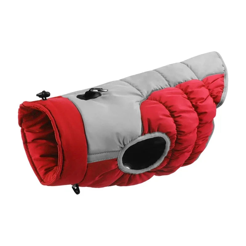 Winter Dog Coat With Reflective Strip For Pet Hoodie Dog Puppy Cold Jacket Waterproof Windproof Thick Dog Padded Vest XL-6XL