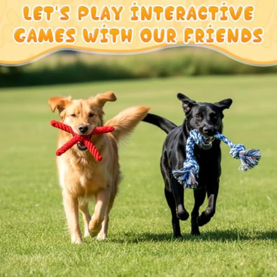 27 Pack Dog Rope Toys for Aggressive Chewers Heavy Duty Teething Chew and Tug Toy Set for Medium and Large Dogs Puppy Toys