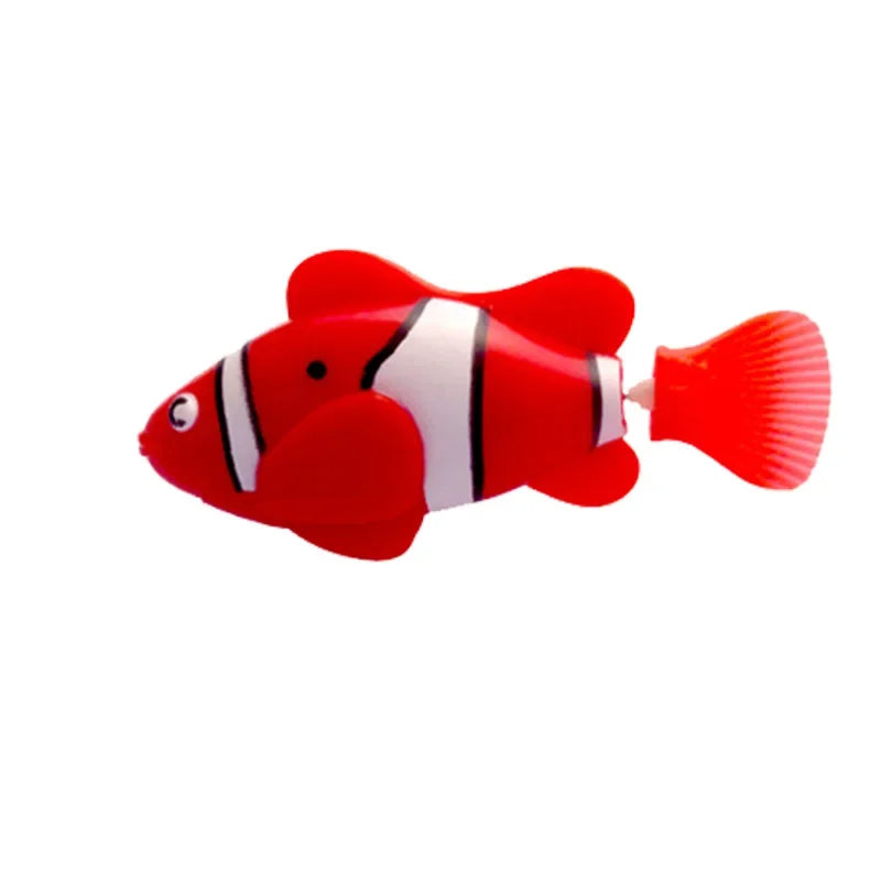 Cat Toy LED Inductive Interactive Swimming Robot Fish Toys Glowing Fishs Stimulate Kitten Hunting Instinct Pet Products