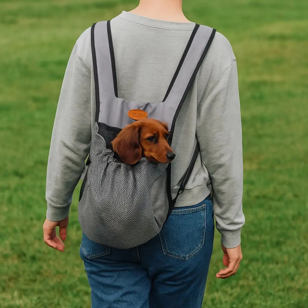 Breathable Pet Chest Shoulder Bag. Double Shoulder straps, Adjustable & Foldable Travel Bag for Backpack Travel