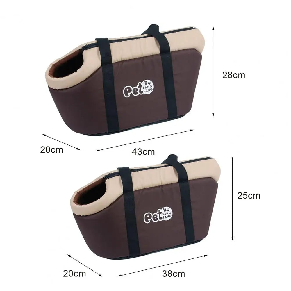 Pet Bag Soft-Sided Adjustable Fabric Interior, Padded Carrier Tote for Pet,  Cat Carrier, Outgoing Travel with Breathable Handbag