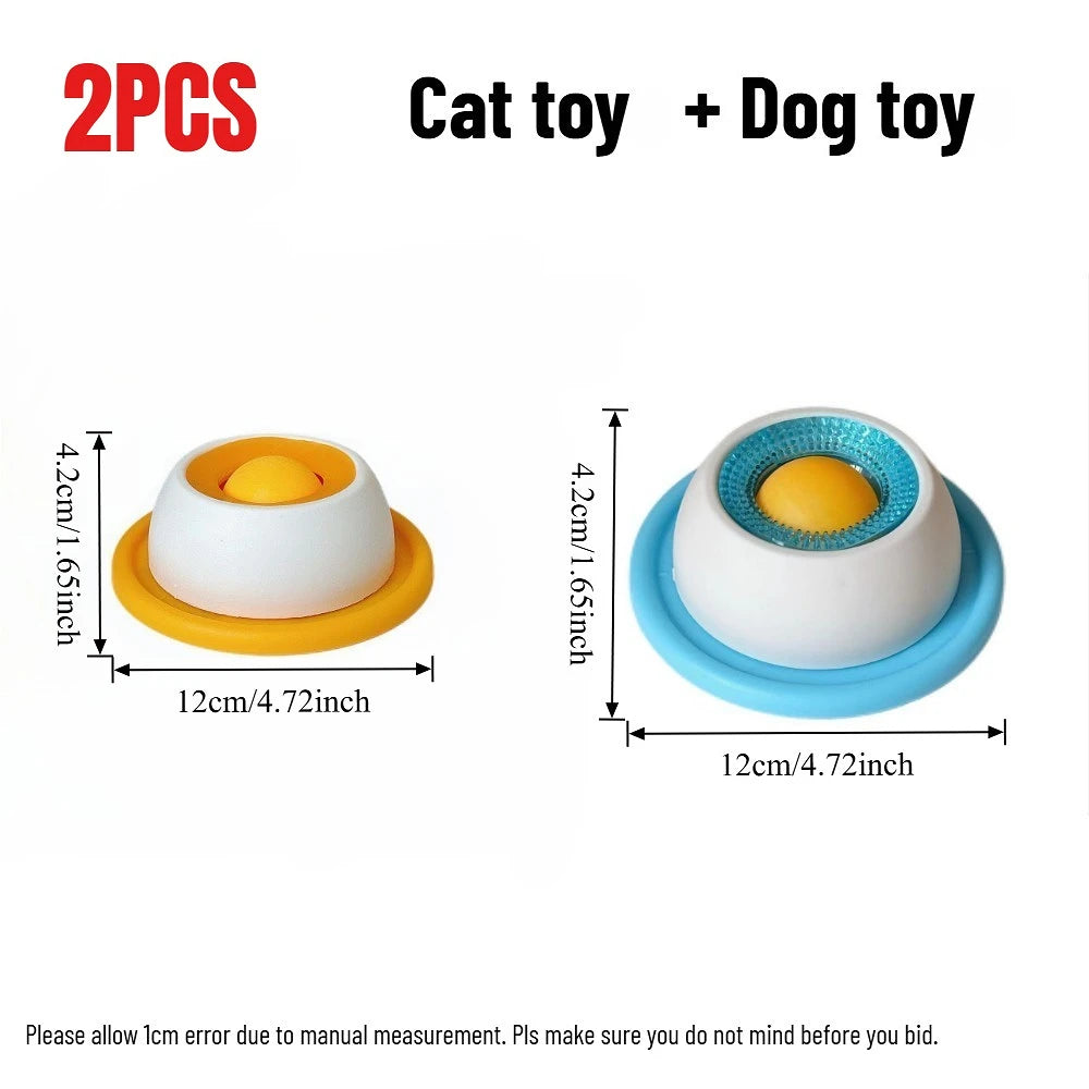 Slow Feeder Food Dispenser Lick Toy for Pets. Interactive Games for Training and Enrichment for Pet Stimulation.