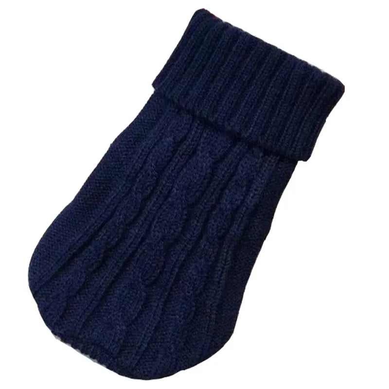 Dog Winter Clothes Knitted Pet Clothes For Small Medium Dogs Chihuahua Puppy Pet Sweater Yorkshire Pure Dog Sweater