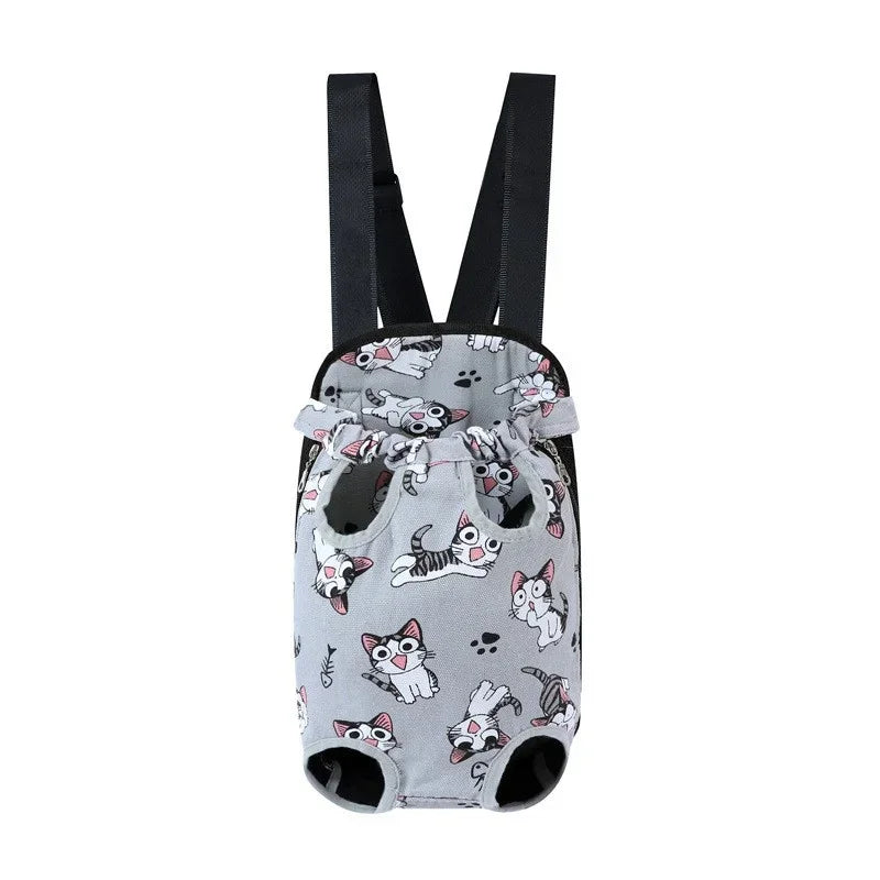 Cat & Dog Carrier Backpack, Mesh Camouflage Outdoor Travel bag, Adjustable Cat Dog Carrier Bag with Double Shoulder Backpack