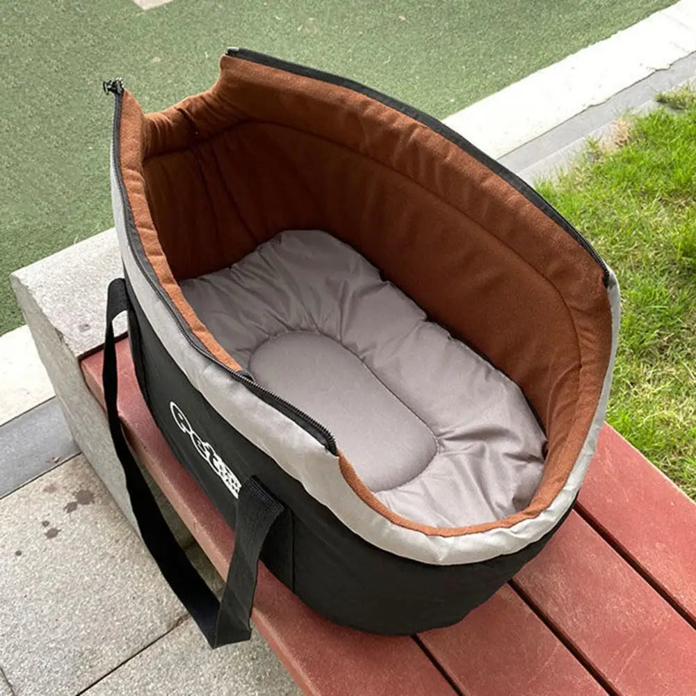 Pet Bag Soft-Sided Adjustable Fabric Interior, Padded Carrier Tote for Pet,  Cat Carrier, Outgoing Travel with Breathable Handbag