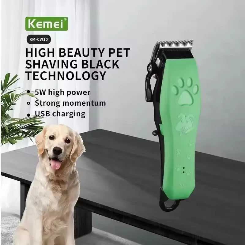 Pet Grooming Hair Clippers,  Rechargeable Dog and Cat Hair Trimmer, Adjustable Professional Electric Rechargeable