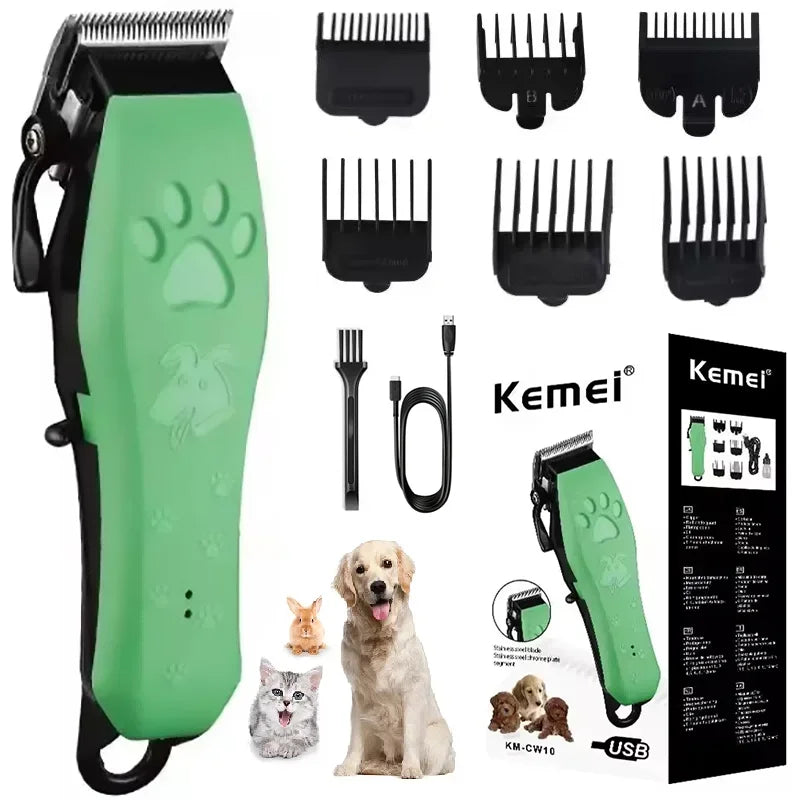 Pet Grooming Hair Clippers,  Rechargeable Dog and Cat Hair Trimmer, Adjustable Professional Electric Rechargeable