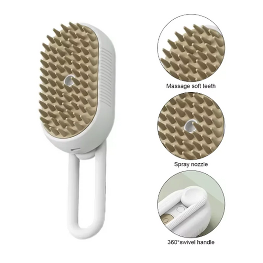 Pet Comb for Cats & Dogs, Spray Massage Comb for Cleaning, Hair Removing Comb,  Dog & Cat Comb and Pet Bath Brush