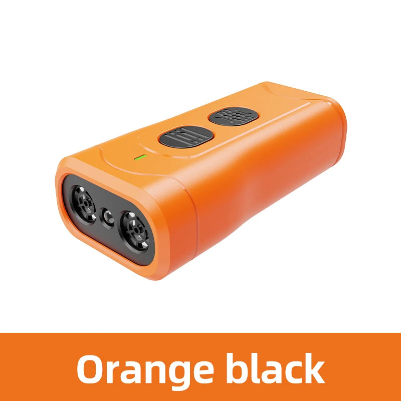 Mini Dual-Head Ultrasonic Dog Deterrent K30, 20-30kHz Sweep/Constant Frequency, Strobe Light, 300mAh, Type-C