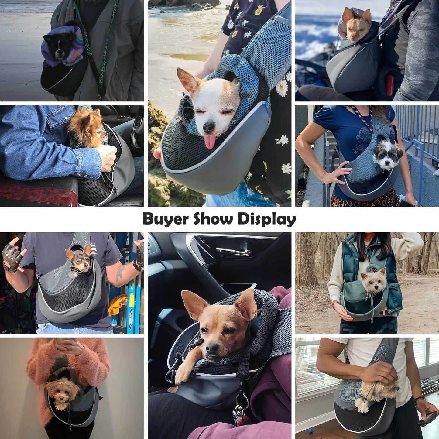Dog & Cat Pet Carrier S/L, Mesh Oxford Single Dog Shoulder Bag with Comfort Shoulder Bag for Outdoor Travel