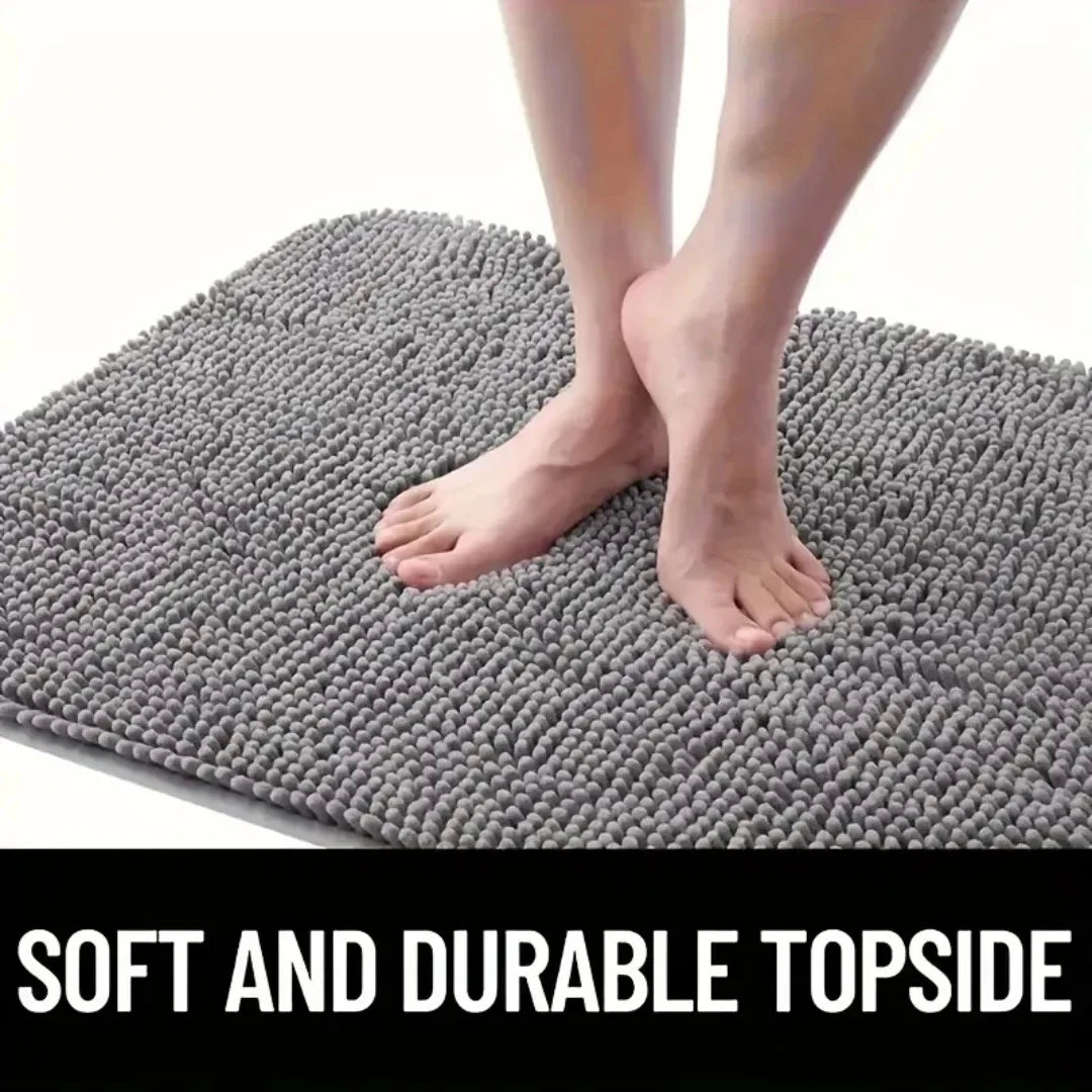 Dog Door Mat Mud Catcher - Absorbent Non-Slip Pet Paw Cleaner Mat, Washable Quick-Dry Indoor Rug for Mud