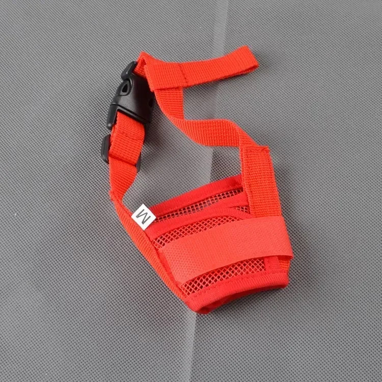 1pc Adjustable Dog Muzzle Breathable Dog Mouth Cover Muzzle Collar Anti Barking Pet Mouth Muzzles for Dogs  Accessories