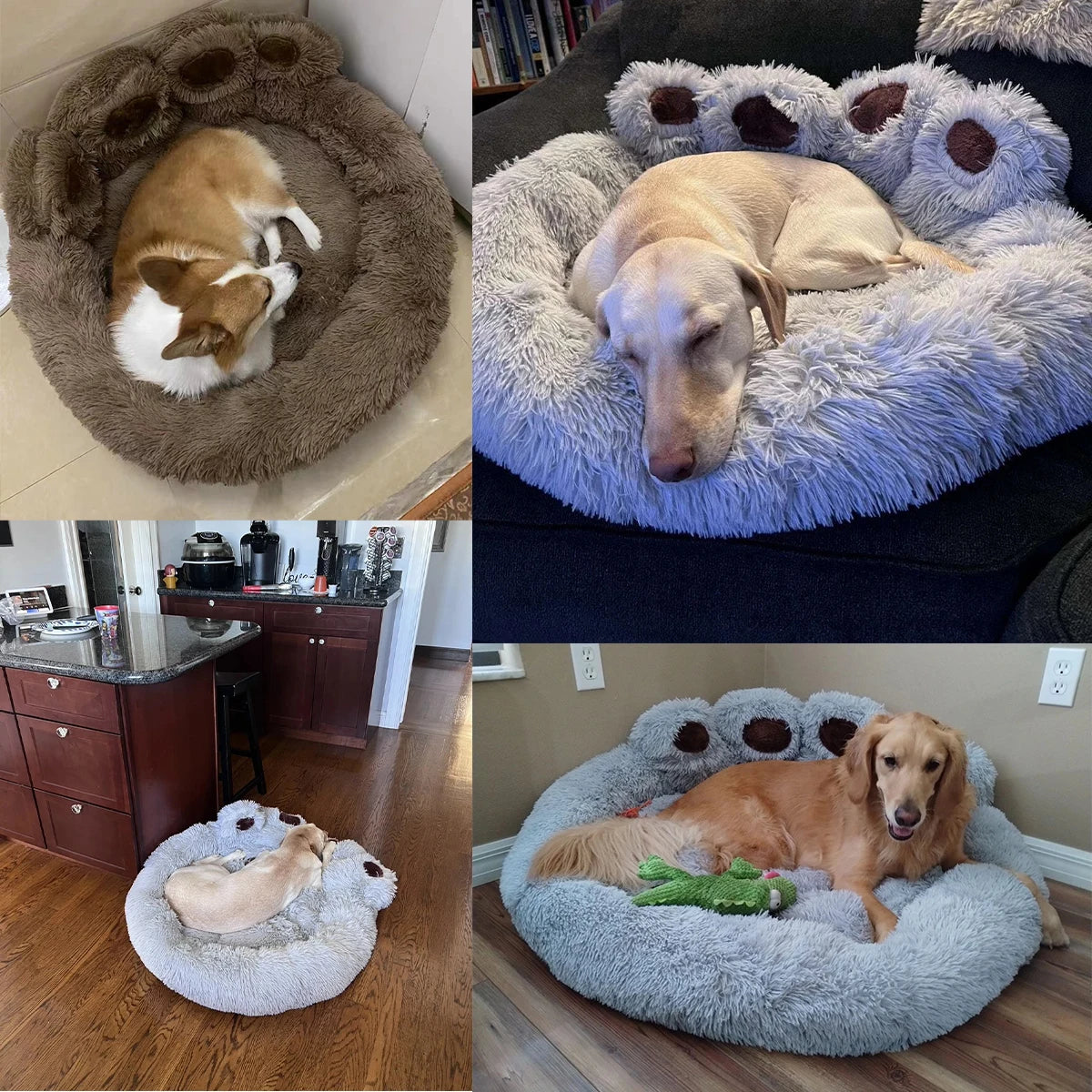 Fluffy & Plush Dog Bed