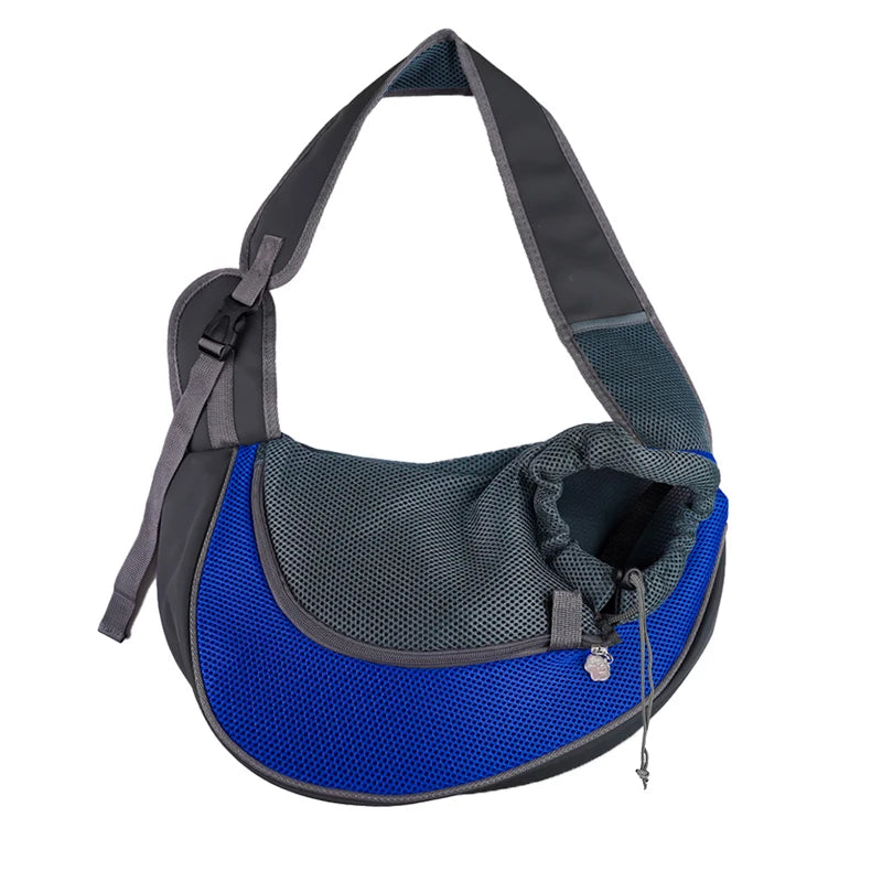 Pet Cat & Dog Carrier Backpack, Travel Tote Shoulder Bag, Mesh Sling Crossbody Shoulder Bag
