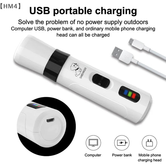 Silent Groom Pro Nail Grinder, 2025 Upgraded Silent Groomer Pro Nail For Dogs & Cats, Rechargeable USB Charging Pet Nail Grinder