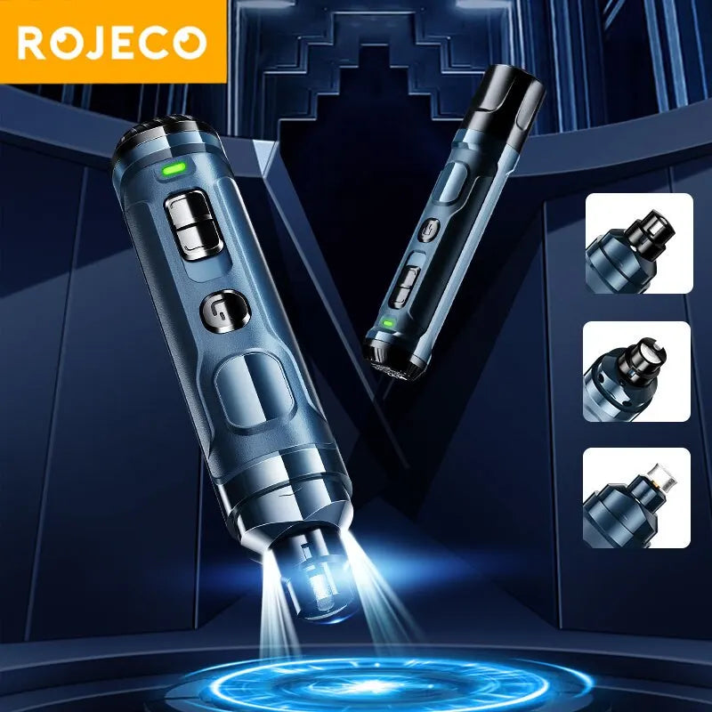 ROJECO N30 Electric Dog & Cat Nail Clipper & Grinder. Rechargeable Professional Pet Clipper