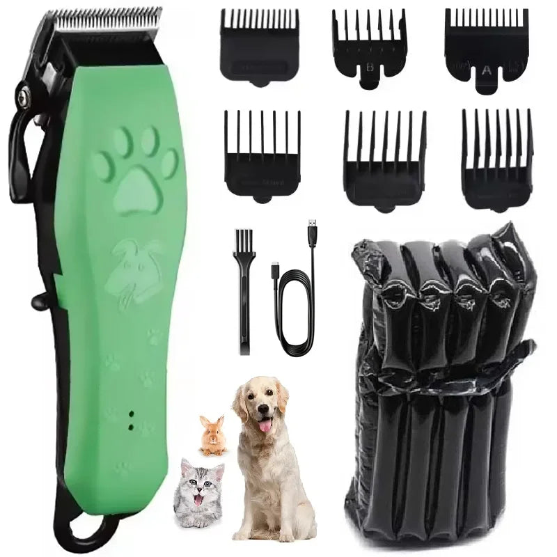 Pet Grooming Hair Clippers,  Rechargeable Dog and Cat Hair Trimmer, Adjustable Professional Electric Rechargeable