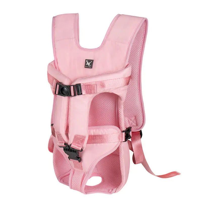 Pet Front Carrier Backpacks Adjustable Hands Free Dog Backpack For Small Medium Dogs Breathable Cats Outdoor Travel Carrier Bags