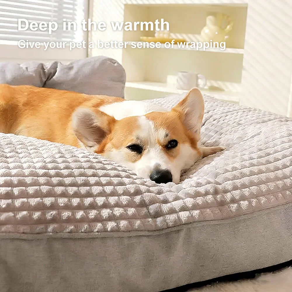 Extra-Large Dog Sofa Size: 47.2*35.4*9.8inch, Orthopedic Dog bed Pet Sofa Suitable for All Seasons