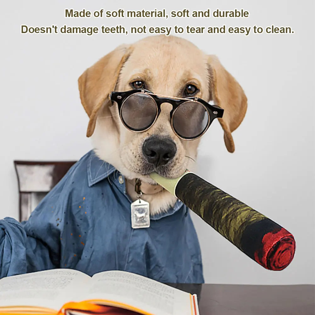 1pcs Pet Funny s Cigar Big Smoke  Sound Squeak Fake Cigarettes s Dog Chew Molar Interactive Game Bite Resistant Pet