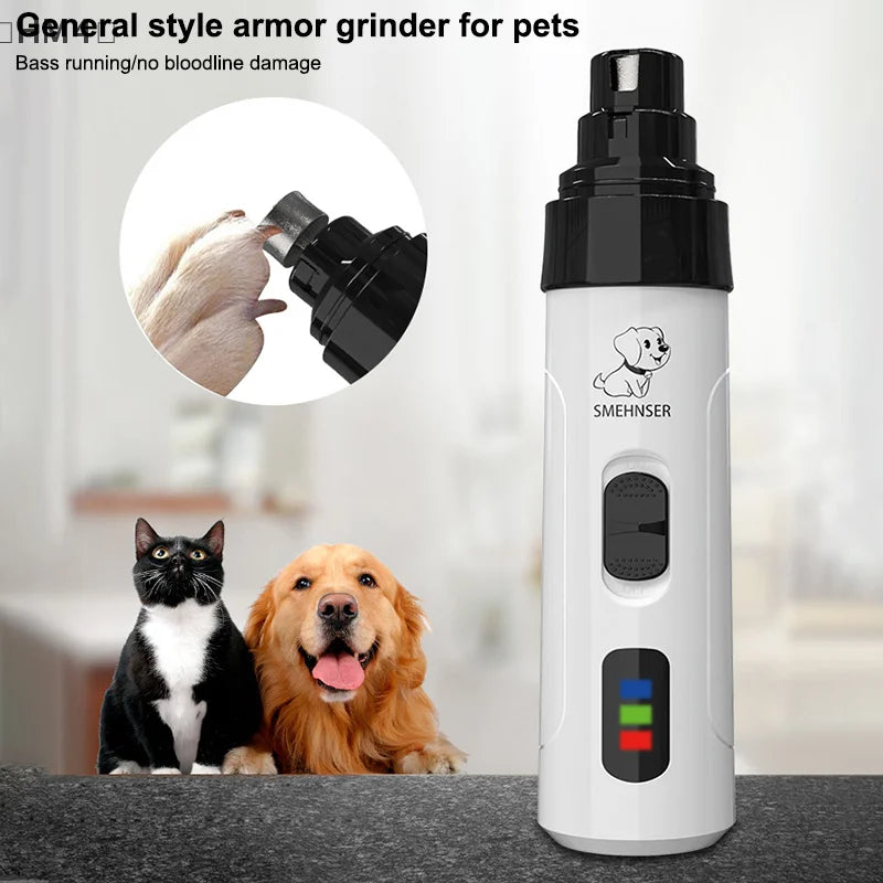 Silent Groom Pro Nail Grinder, 2025 Upgraded Silent Groomer Pro Nail For Dogs & Cats, Rechargeable USB Charging Pet Nail Grinder