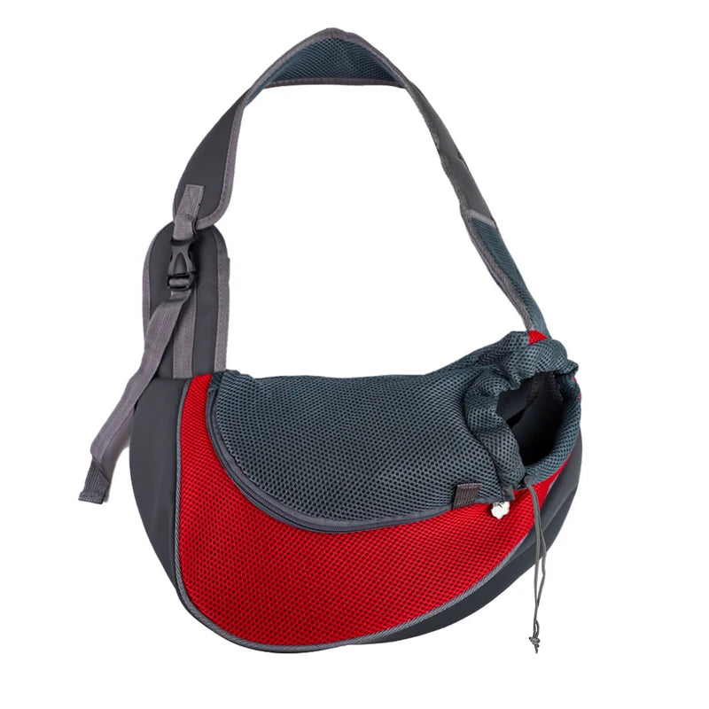 Pet Cat & Dog Carrier Backpack, Travel Tote Shoulder Bag, Mesh Sling Crossbody Shoulder Bag