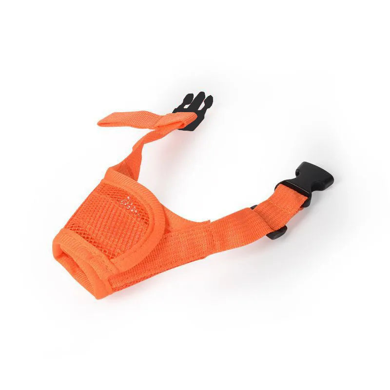 Adjustable Mesh Pet Muzzle Anti Barking Anti-bite Breathable Mouth Cover Drinkable Duckbill Cover For Small Medium Dog Pet Suppl