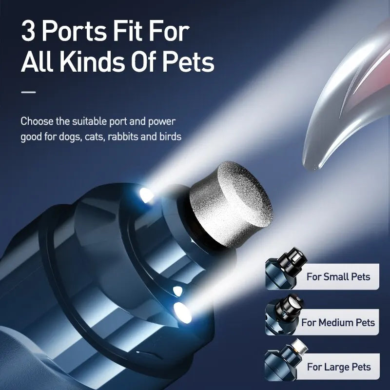 ROJECO N30 Electric Dog & Cat Nail Clipper & Grinder. Rechargeable Professional Pet Clipper